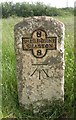 Old Milestone by the A30, east of Bow Bridge in BA8 0TE