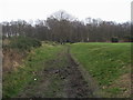 Bridleway heading to Nettleden Road in HP4 2RB