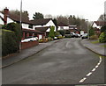East end of Blossom Drive, Lisvane, Cardiff in Lisvane Community