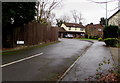 Side arm of Blossom Drive, Lisvane, Cardiff in Lisvane Community