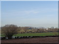 Looking towards Malvern Hills, from Buryend Farm, Upton upon Severn in WR8 0NE