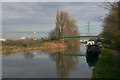 Tottenham Marshes pipe bridge, River Lee Navigation in N18 3QU