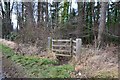 Footpath gate for East Saltoun Plantation in EH34 5BF