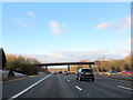 M40 Motorway North Approaching Finwood Road Overbridge in B95 5HH