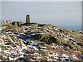 Trig point on Hadrian's Wall above Winshield Crags in NE47 7AN