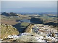 Hadrian's Wall above Winshield Crags in NE47 7AN