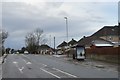 Bus shelter, by the A46 in Warden Hill in GL51 3FB