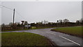 Rural road junction in LE10 3AP