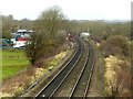 Railway towards Derby in NG10 3BX