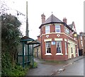 Bus shelter by the Carpenters Arms inn, Dursley in GL11 4AJ