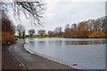 The lake at Alvaston Park, Derby in DE24 1AB