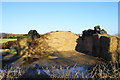 Silage depot at Wood End Farm in WS13 8EW