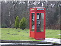 Coldharbour: a K8 phone box at Birchwood Tourist Park in BH20 7NZ