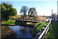 Footbridge over the Leeds - Liverpool Canal (Rufford Branch) at Plox Lane in PR4 6EX