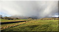 Wintery Clouds approaching Llan Ffestiniog in LL41 4LG