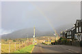 The A470 leaving Llan Ffestiniog in LL41 4LG