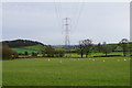 Line of pylons near Brockhurst Cottages in B75 5SP