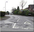 Junction of Cherry Orchard Road and Heol Cefn Onn, Lisvane Cardiff in Lisvane Community