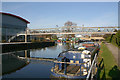 Ponders End Footbridge, River Lee Navigation in EN3 4GD
