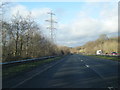 A469 passes under power lines in CF82 7TZ