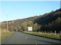A467 heads north from Crumlin in Crumlin Community