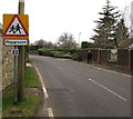 Warning sign - playground, Shirenewton in Shirenewton