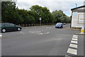 Mini-roundabout, A285 in PO19 7QL