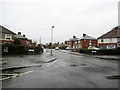 Bendall Road Kingstanding in the Rain in B44 0SW
