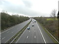 The M4, looking west from Brynsadler in CF72 9DJ