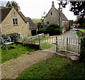 Kissing gate at the northern end of Church Lane, Fulbrook, West Oxfordshire in Fulbrook