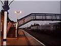 Cold morning at Inverurie Rail Station in AB51 4RL
