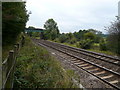 Footbridge over Chesterfield to Derby Railway Line in DE55 6EF
