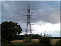 Pylon at twilight in DN5 7DH