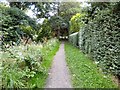 Footpath to Woodhayes Park in M33 4DB