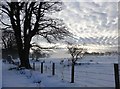 Winter scene at Nether Lethame in ML10 6XR