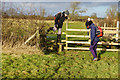 Stile near Kettlestring Farm in YO32 4AR