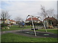 Children's playground in Meols Park in CH47 7WA