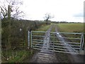 Footpath and field gateway in B48 7EL