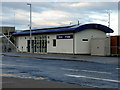 The new Forres station building in IV36 1BQ