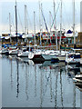 Yachts in New Basin Marina, Lossiemouth in IV31 6QR