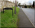 Croeso/Welcome sign, Cefn-y-bedd, Flintshire in LL12 9BQ