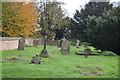 Churchyard, Church of St John the Baptist in CB22 3ET