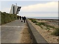 The Lancashire Coastal Way at Rossall Point in FY7 8FH