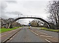 Footbridge on A371 near Locking in BS24 8DA