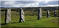 Callanish, East stone row in HS2 9DY