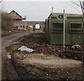 Public footpath signpost near Pant Teg Farm, Lisvane, Cardiff in CF14 0UF