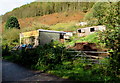 Buildings in Clydach Vale Country Park in Cwm Clydach Community