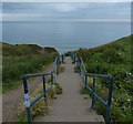 Steps leading down to Seaham Beach in SR7 7AF