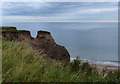 Eroding cliffs north of Seaham in SR7 7AF