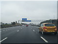 M1 southbound at Upper Whiston in Whiston